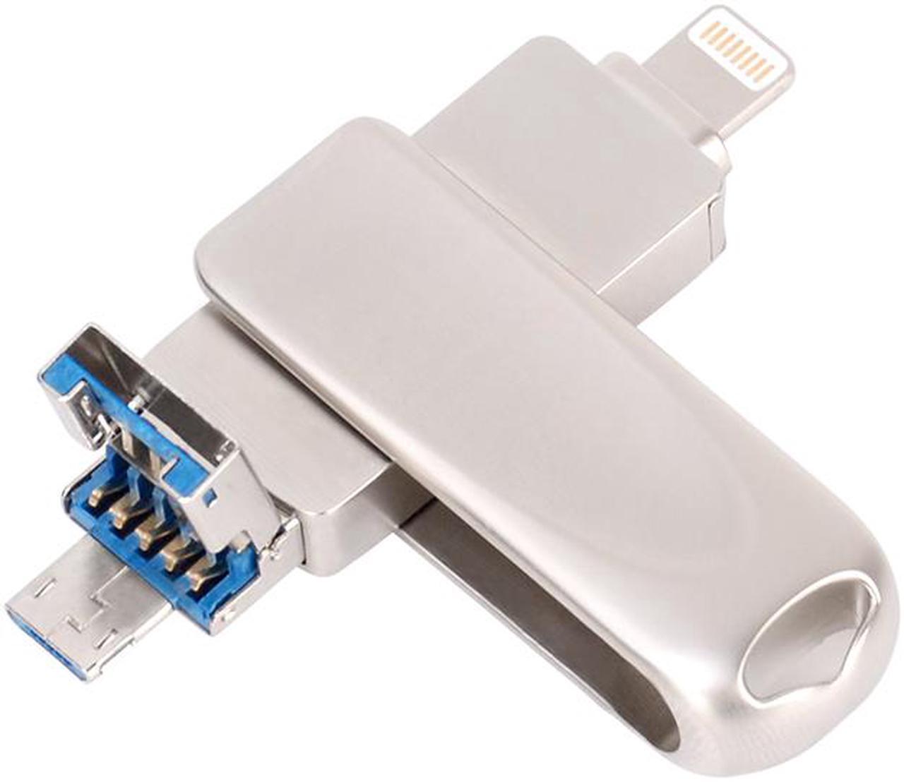 Main image of USB Connector, Set of Three Interfaces, Metal Texture and Mini Pocket Combination, Fancy Rotation, Safe and Stable, Plug and Play