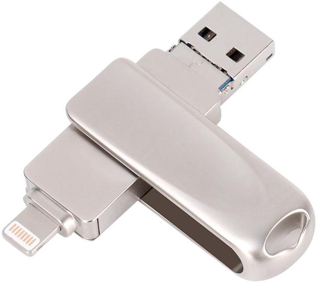 Alt view image 4 of 4 - USB Connector, Set of Three Interfaces, Metal Texture and Mini Pocket Combination, Fancy Rotation, Safe and Stable, Plug and Play