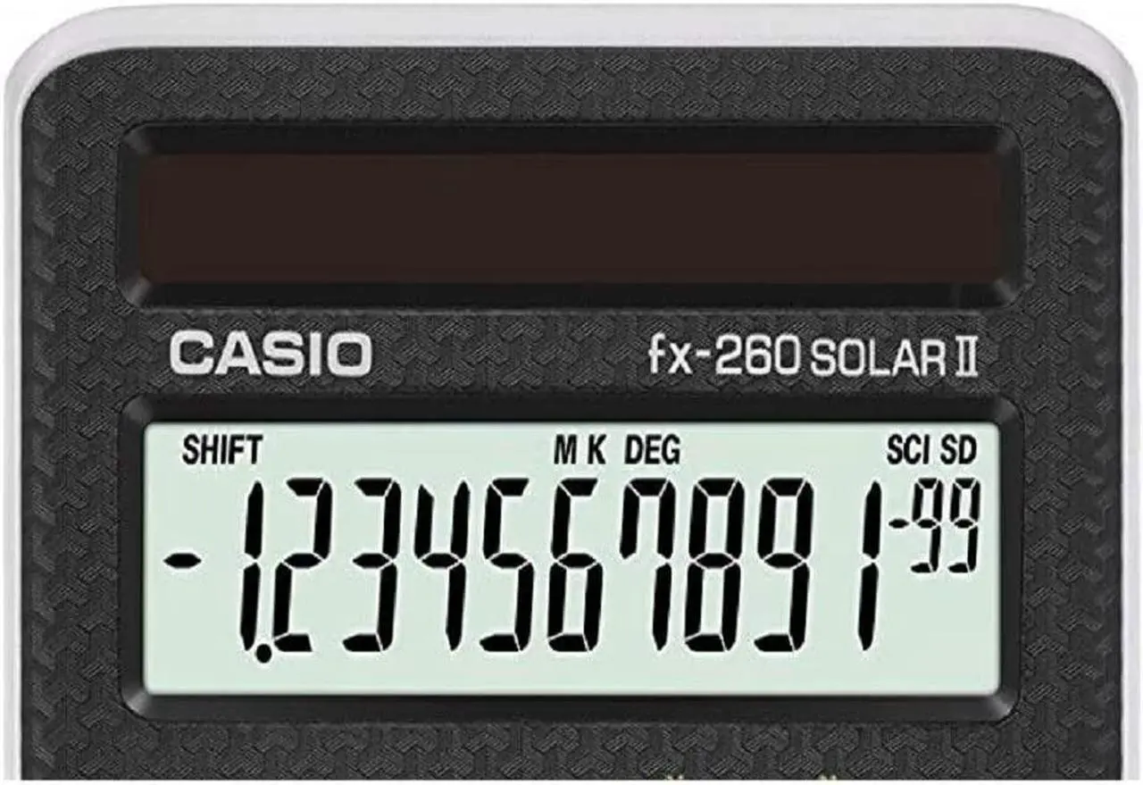 Alt view image 13 of 16 - Casio FX260SLRII Fx-260 Solar All-Purpose Scientific Calculator, 12-Digit Lcd