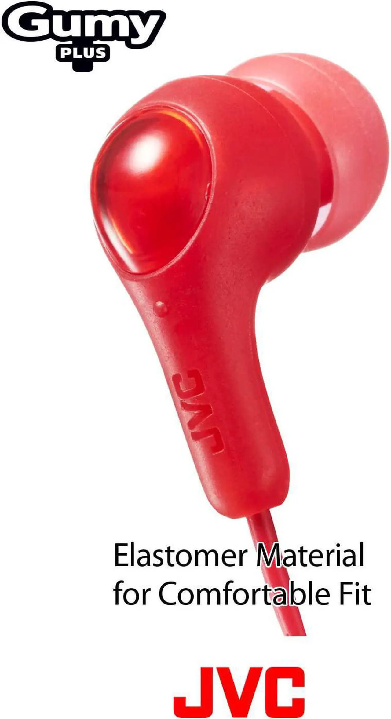 Alt view image 4 of 6 - Gumy in Ear Earbud Headphones Powerful Sound Comfortable and Secure Fit Silicone Ear Pieces - HAFX7B Black Small