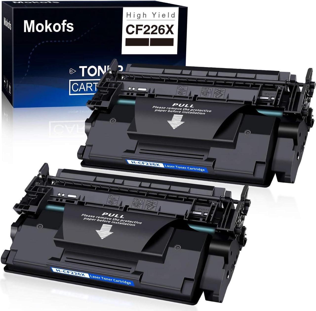 Mokofs Compatible Toner Cartridge Replacement for HP 26A CF226A 26X CF226X Use with HP Laserjet Pro M402n M402dn M402dw M402d m426fdw M426fdn M426dw Printer (High Yield 2 Black)