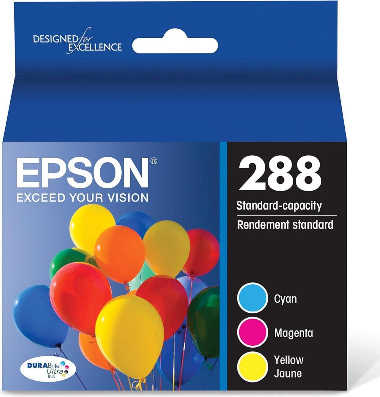 Epson 288 DURABrite Ultra Standard Capacity Cartridge Ink, Colour Combo Pack (T288520)