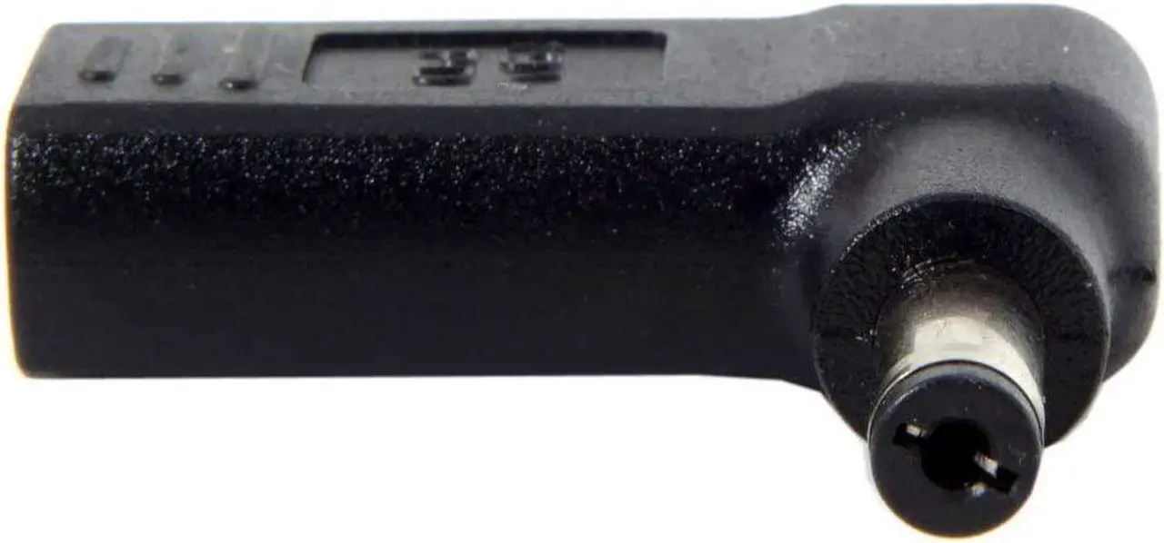 Alt view image 4 of 4 - USB 3.1 Type C USB-C to Rectangle DC Plug 5.5mmx2.1mm Adapter PD Emulator Trigger 90 Degree Angled for Laptop Tablet (5.5x2.1MM)