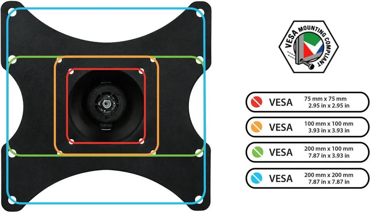 Alt view image 7 of 7 - TV Wall Mount Bracket | Quick Release | Full Motion Swing Out Tilt Swivel | Articulating Arm for 13-42" Flat Screens and Monitors | VESA 75 to 200 | 44 Pound Capacity | Anti-Theft Locking