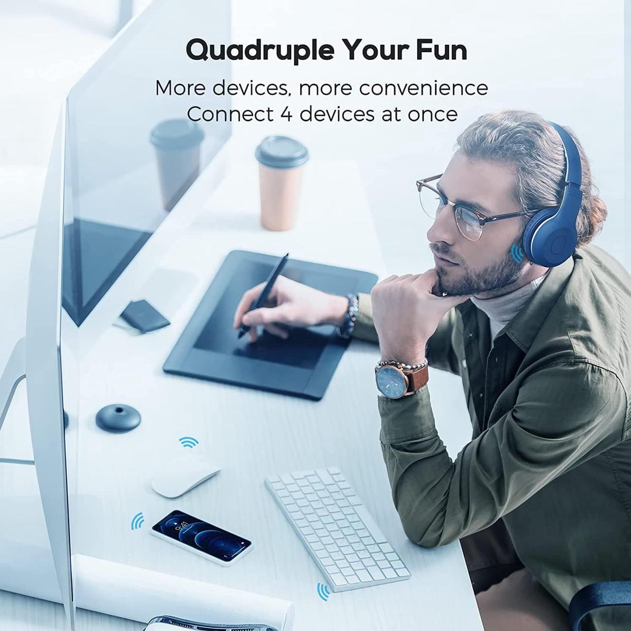 Alt view image 5 of 6 - Wireless Adapter for PC,USB Wireless Adapter 5.0, Plug and Play Wireless Transmitter & Receiver Compatible with Win 7/ 8.1/10, for PC, Desktop, Laptop, Keyboard, Headset, Mouse, Printer