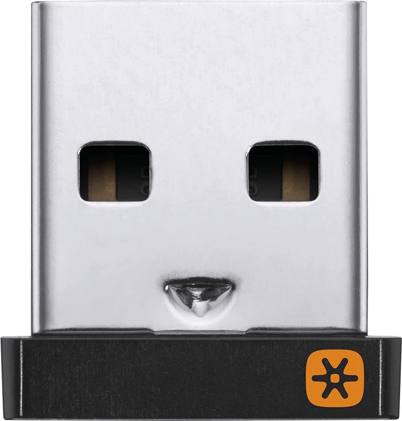 Alt view image 2 of 2 - Logitech USB Unifying Receiver, 2.4 GHz Wireless Technology, USB Plug Compatible with all Logitech Unifying Devices like Wireless Mouse and Keyboard, PC / Mac / Laptop - Black
