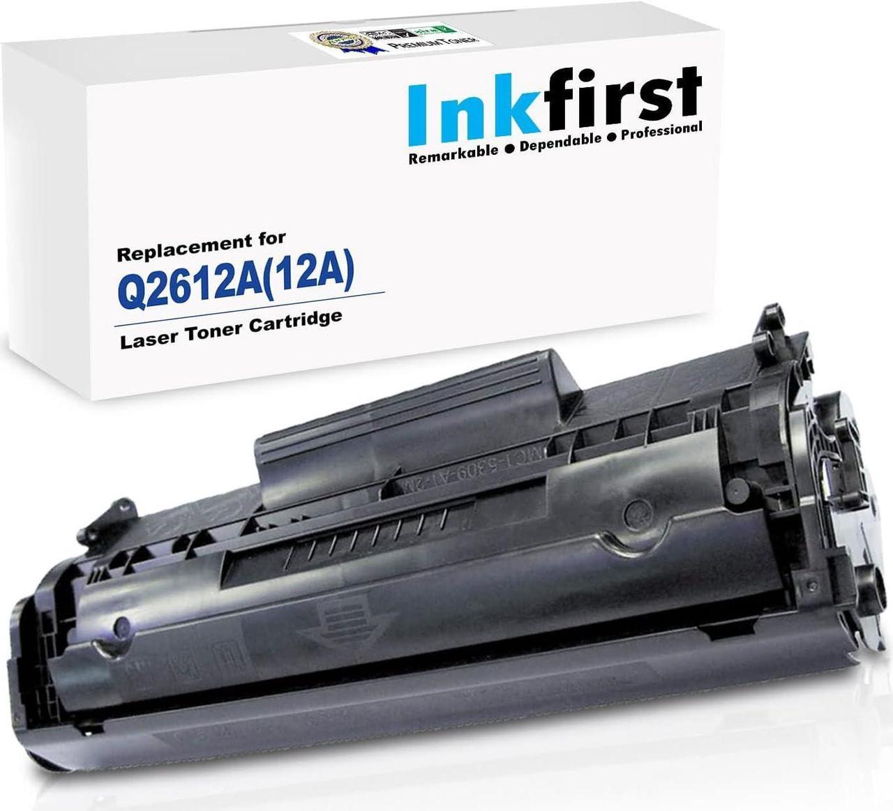 Inkfirst Compatible Toner Cartridge Replacement for HP Q2612A 12A Laserjet M1005 MFP M1319 M1319F 1010 1012 1018 1020 1022 1022N 1022NW 3015 3020 3030 3050 3052 3055