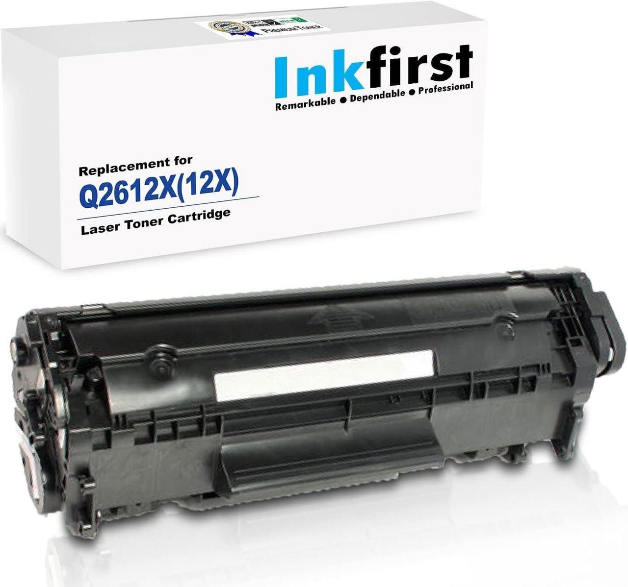 Inkfirst Compatible Toner Cartridge Replacement for HP Q2612X 12X LaserJet M1319 M1319F 1010 1012 1018 1020 1022 1022N 1022NW 3015 3020 3030 3050 3052 3055 M1005 MFP