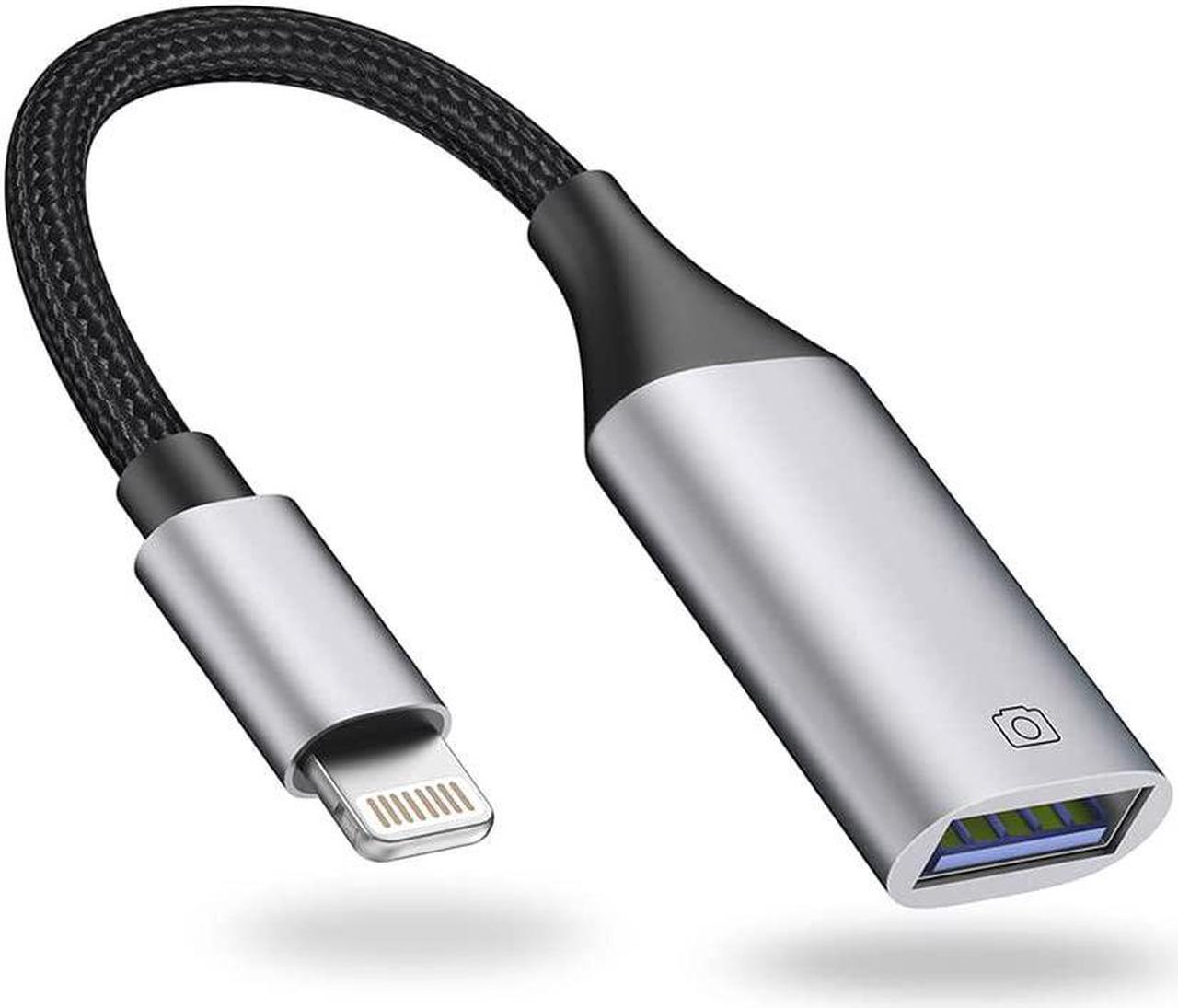Main image of Lightning to USB Adapter [Apple MFi Certified] USB Camera Adapter for iPhone iOS OTG Cable Adapter Supports USB Flash Drive Card Reader Mouse Keyboard