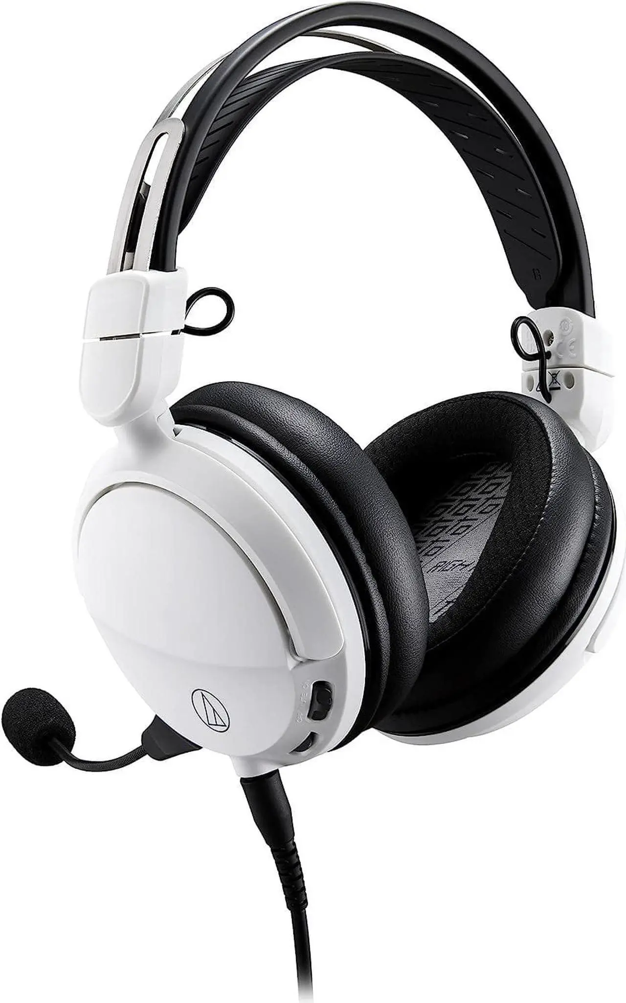 Alt view image 2 of 7 - Audio Technica ATH-GL3WH Closed-Back Wired Gaming Headset - White/Black with an Additional 2 Year Coverage by Epic Protect (2022)