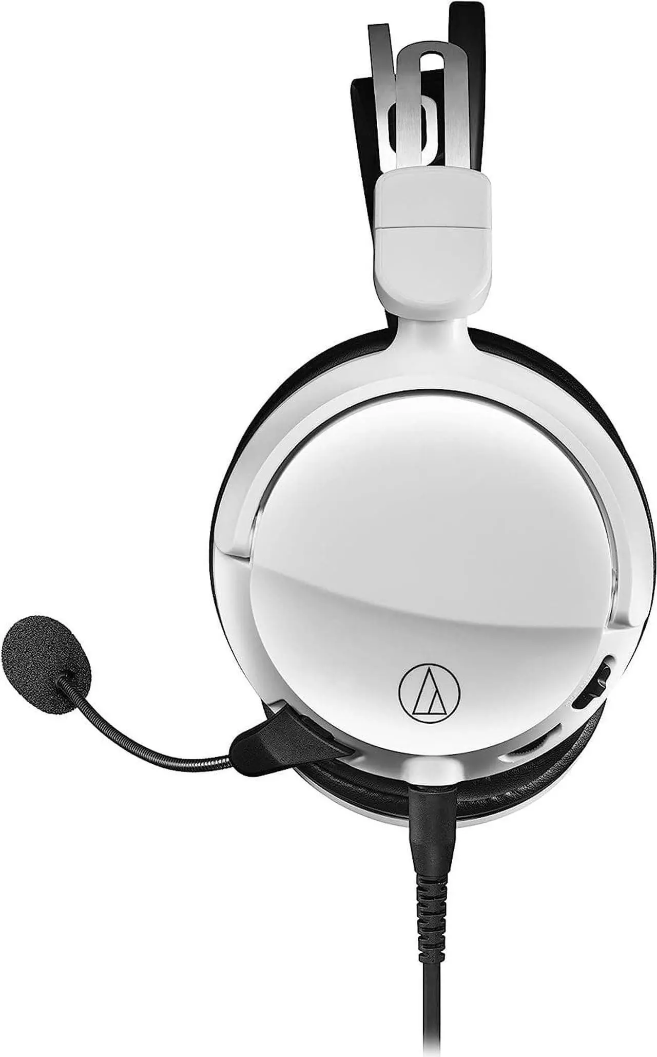 Alt view image 3 of 7 - Audio Technica ATH-GL3WH Closed-Back Wired Gaming Headset - White/Black with an Additional 2 Year Coverage by Epic Protect (2022)