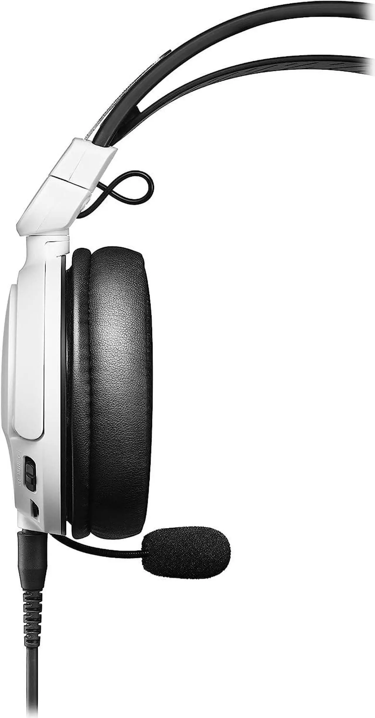 Alt view image 4 of 7 - Audio Technica ATH-GL3WH Closed-Back Wired Gaming Headset - White/Black with an Additional 2 Year Coverage by Epic Protect (2022)
