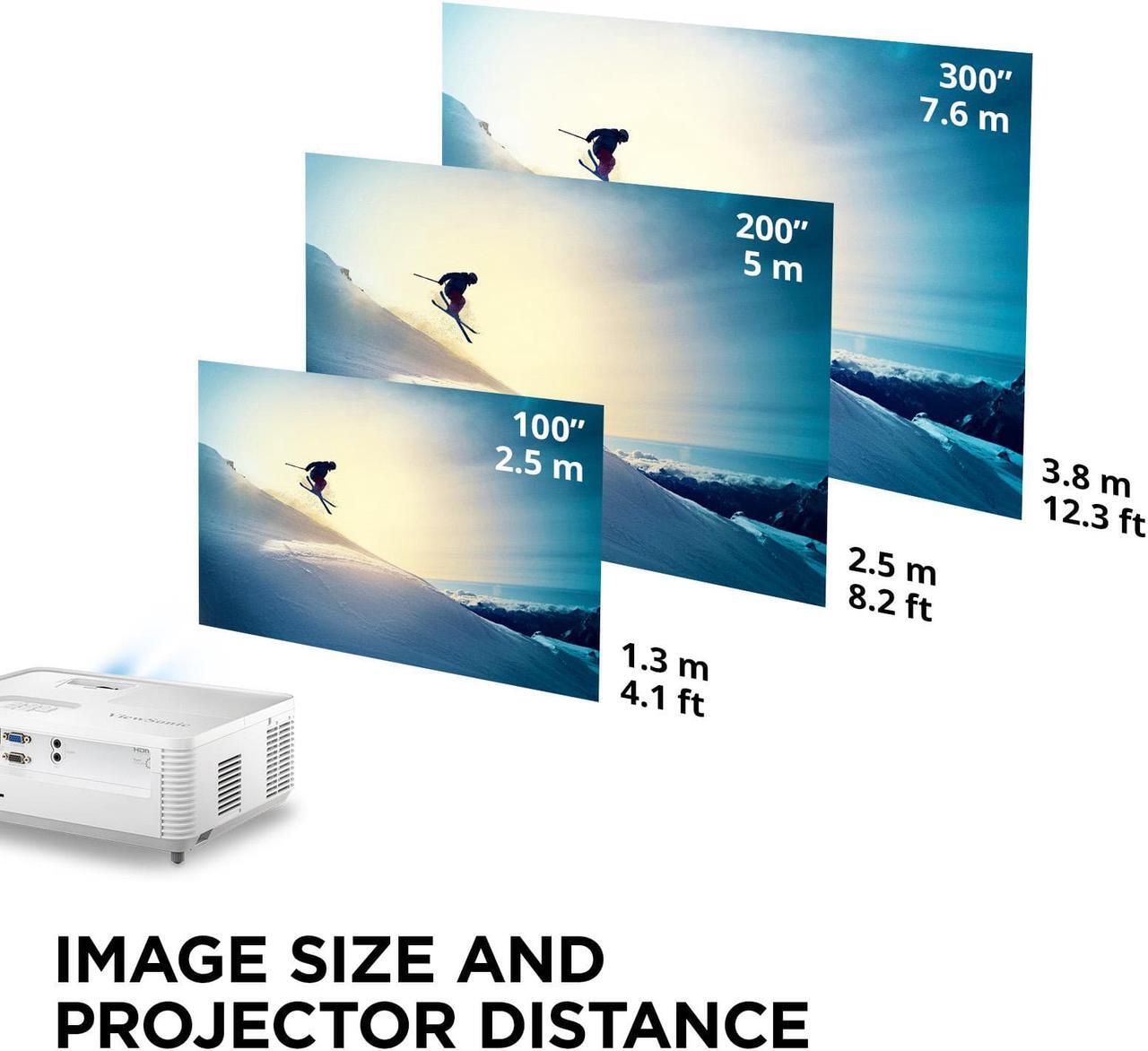 Alt view image 4 of 15 - ViewSonic PA700X 4500 Lumens XGA High Brightness Projector w Vertical Keystone for Business and Education