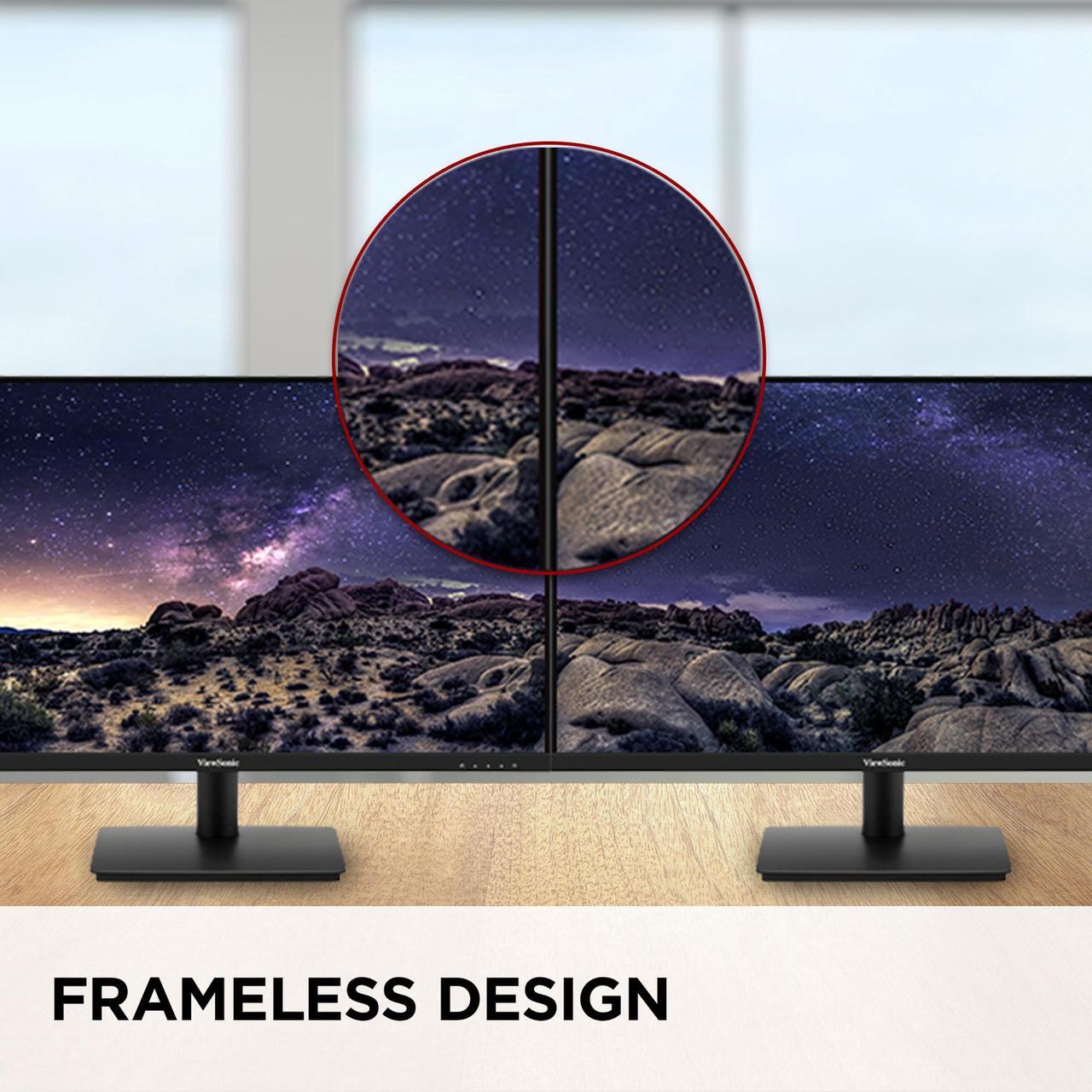 Alt view image 4 of 7 - ViewSonic VS2747-H 27 Inch 1080p IPS Monitor with 100Hz, Variable Refresh Rate, Thin Bezels, Eye Care, HDMI, VGA