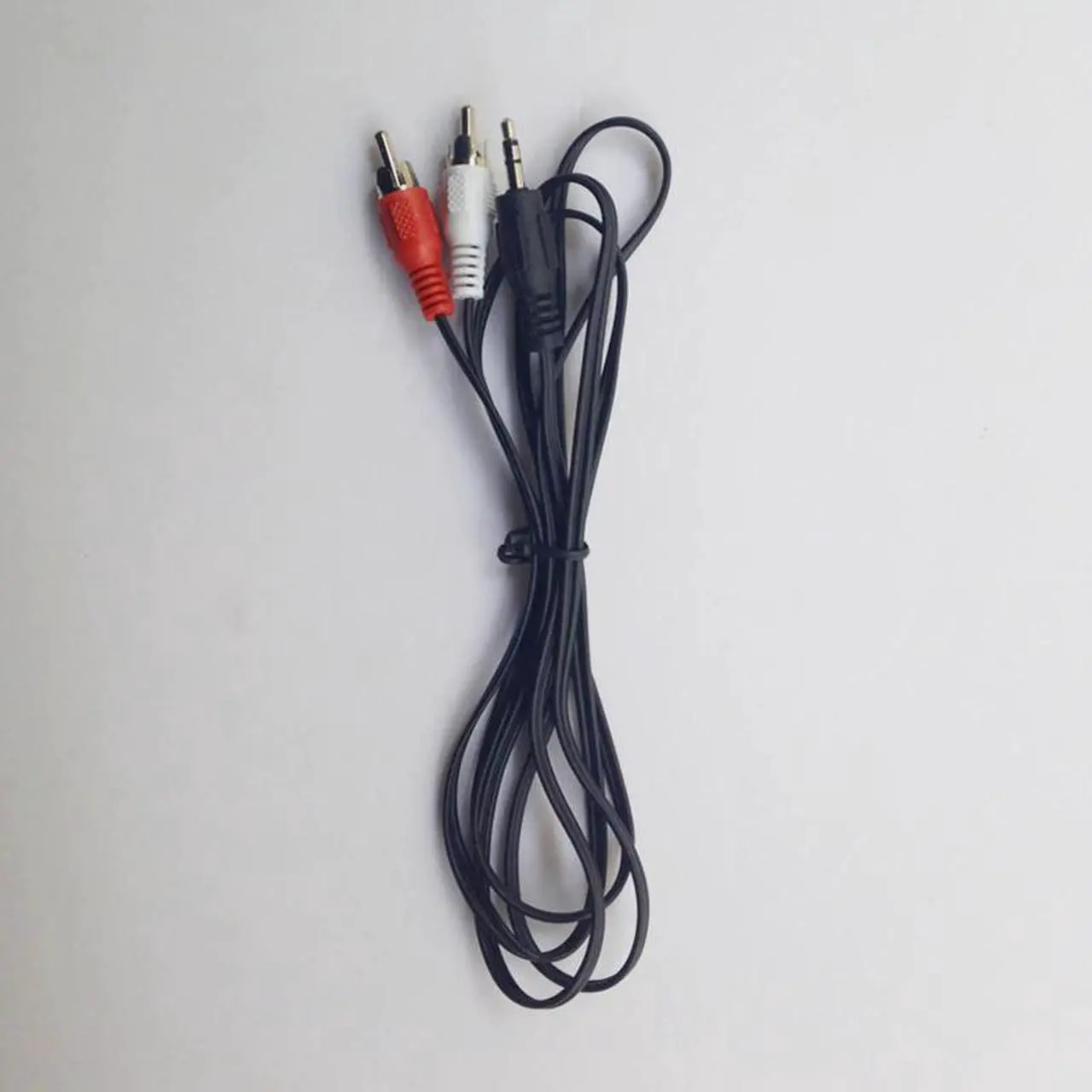 Alt view image 3 of 4 - 3.5mm Jack Aux to 2 RCA Audio Video Cable Stereo Y Splitter Cable AV Adapter 2RCA Cord Wire For PC DVD TV VCR Speakers Camera 1m