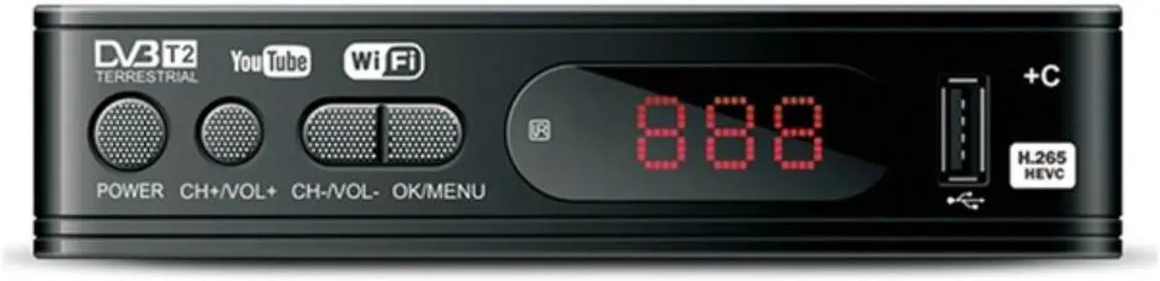 Main image of DVB-T2 TV Tuner Vga TV Box DVB T2 for Digital TV Receptor Wifi Receiver DVBT2 Set-Top Box H.265 AC3 HD DVB Tuner