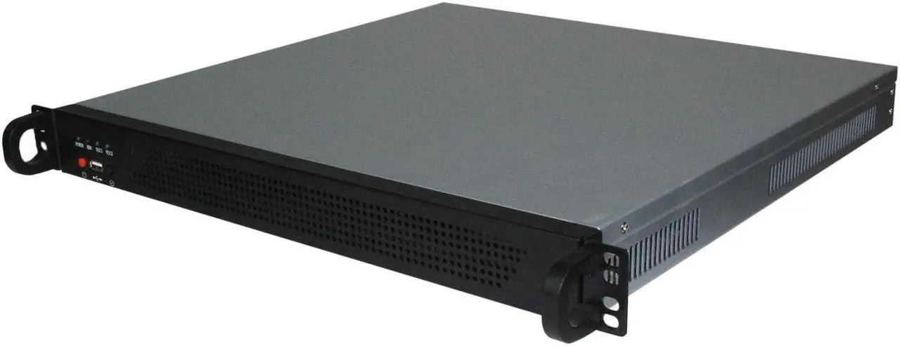 Alt view image 4 of 7 - 1U server case / standard 19 "rack-mounted server case / suitable for various motherboards of ATX 12" × 9.6 "and below