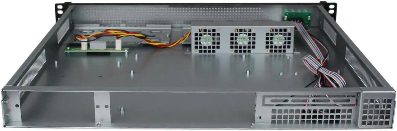 Alt view image 5 of 7 - 1U server case / standard 19 "rack-mounted server case / suitable for various motherboards of ATX 12" × 9.6 "and below