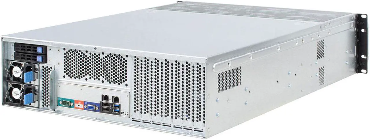 Alt view image 4 of 7 - 3U hot-swappable 16-disk server chassis / 6Gb / s Mini-sas interface (SFF8087), with temperature control, with SGPIO / empty chassis