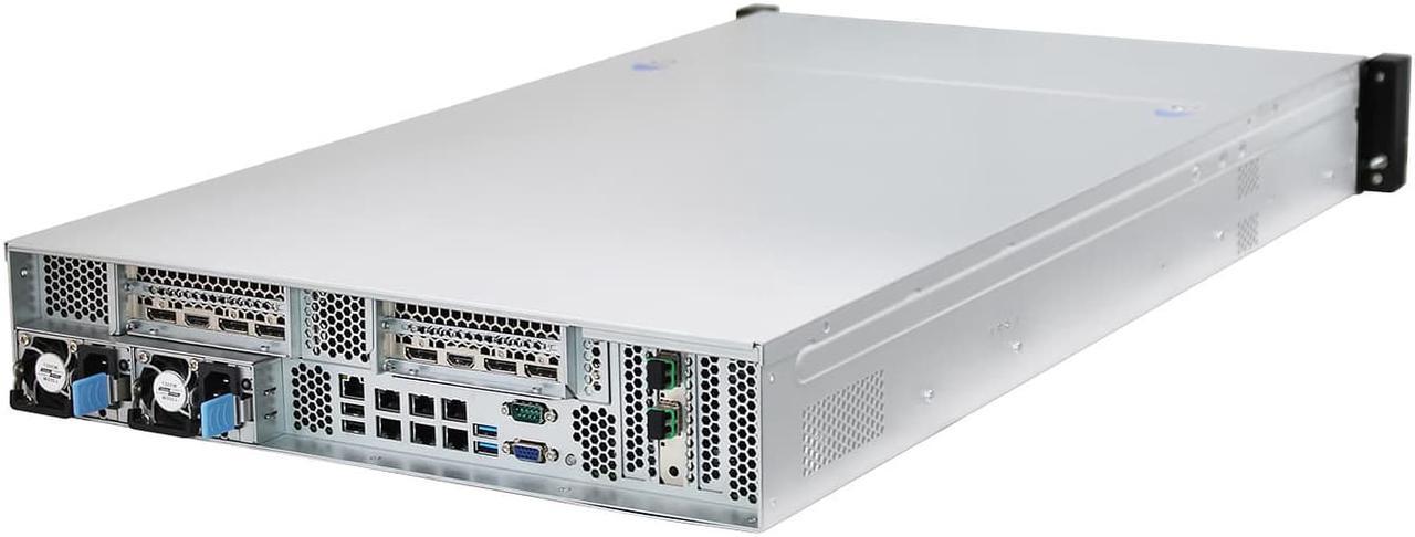 Alt view image 3 of 4 - S278-12 2U storage server 12 disk hot swappable GPU computer supports E-ATX mainboard AI server air cooling chassis High performance server