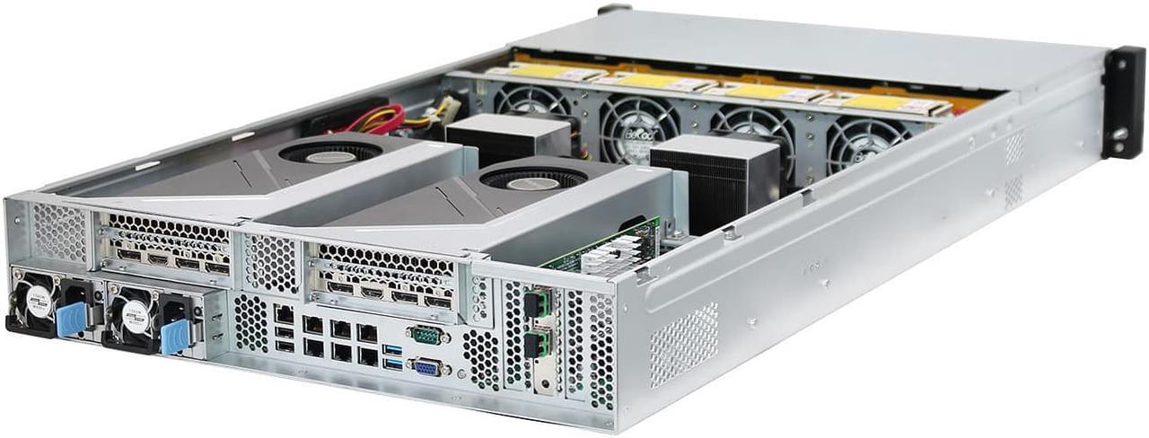 Alt view image 4 of 4 - S278-12 2U storage server 12 disk hot swappable GPU computer supports E-ATX mainboard AI server air cooling chassis High performance server