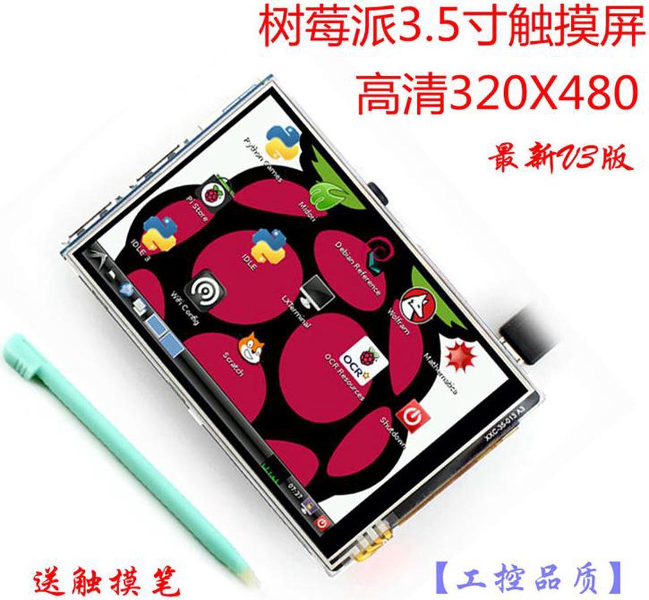 New 3.5 inch Raspberry Pi LCD TFT Touchscreen Display Touch Shield, Raspberry pi 2 Model B LCD Touch Screen+Stylus