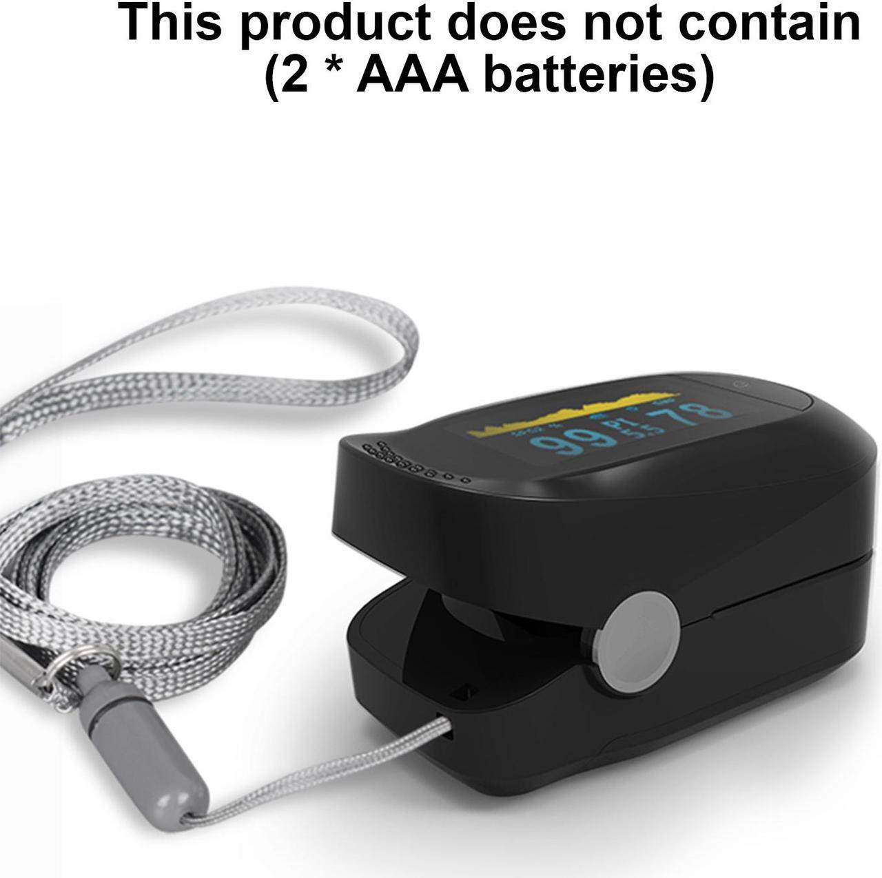 Alt view image 5 of 6 - Finger Blood Pressure Monitor Finger Pulse Oximeter Blood Oxygen Saturation Monitor LED Screen Display