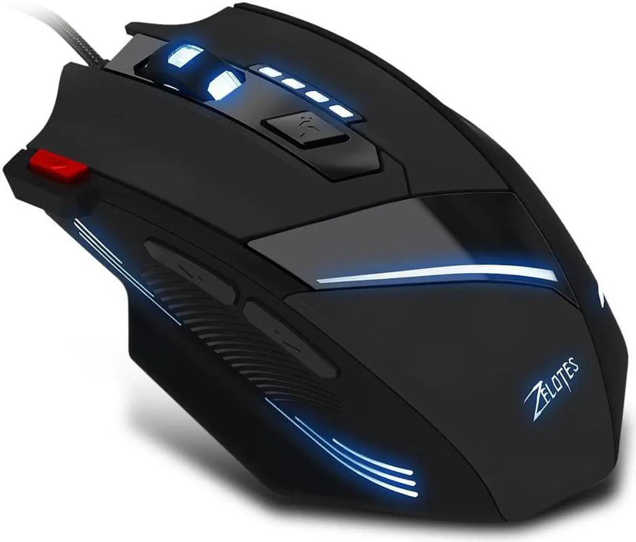 Alt view image 4 of 7 - Gaming Mouse and XXL Size Mouse Pad Set, USB PC Mouse G80 Desk Pad Computer Table Mat 31.49 x 11.81 x 0.12 inch with Anti-Slip Rubber Base for Home Office Computer Laptop