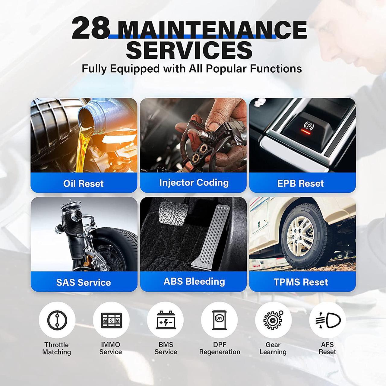 Alt view image 2 of 7 - TOPDON Car Diagnostic Tool Phoenix Plus OBD2 Scanner Advanced ECU Coding for Benz, BMW, VAG, Porsche