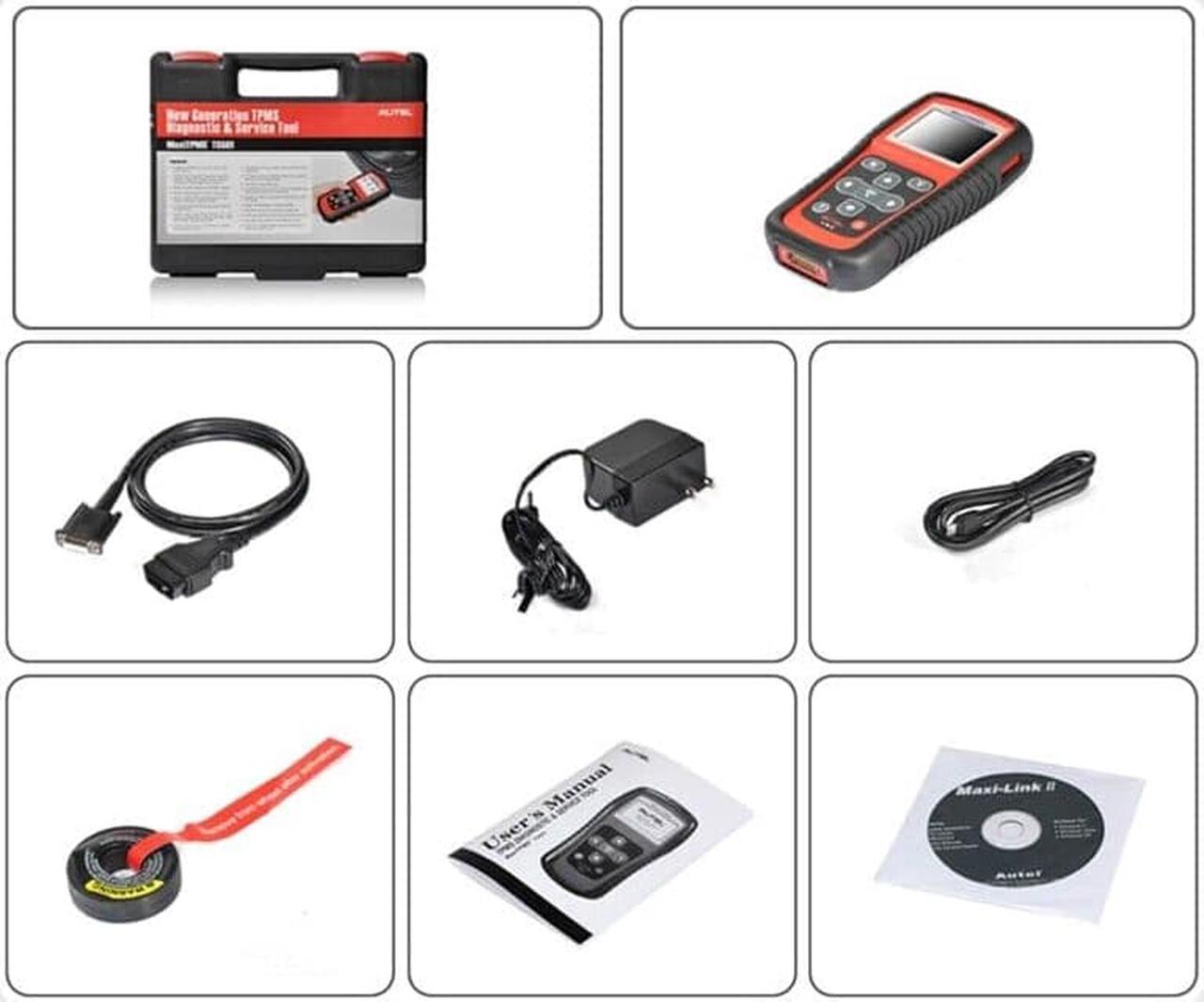 Alt view image 7 of 7 - Autel TS601 OBD2 Scanner TPMS Relearn Programming Tool with Sensor Activation, TPMS Check,  Upgrade of Autel TS508K /TS508 /TS501 /TS408 /TS401