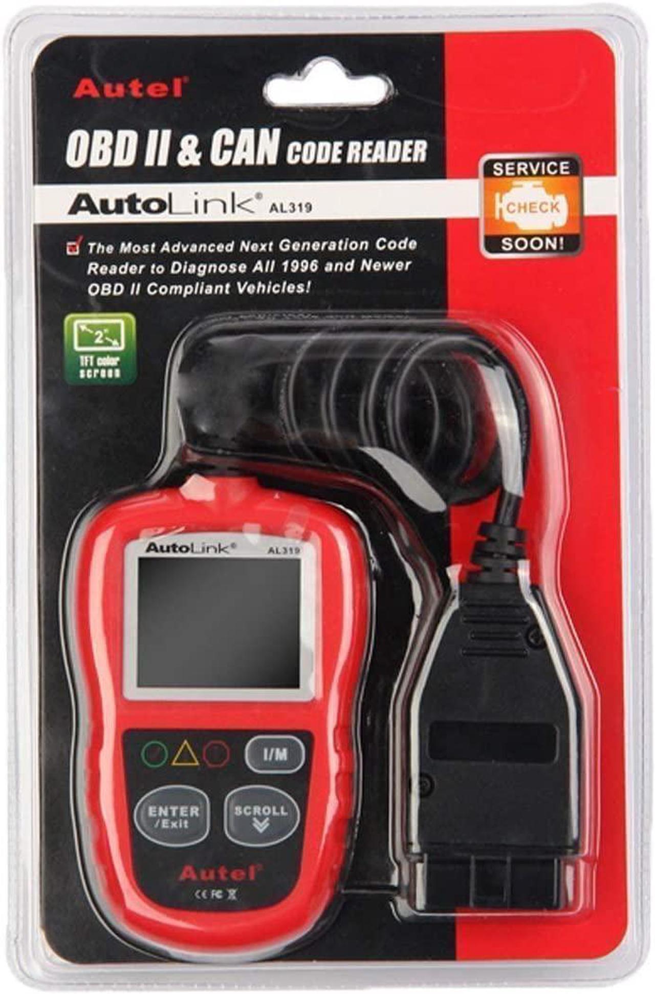 Alt view image 7 of 7 - Autel OBD2 Scanner Autolink AL319 Code Reader Read and Erase Codes Check State Emission Monitor Status Powerful Scan and Car Diagnostic Tool