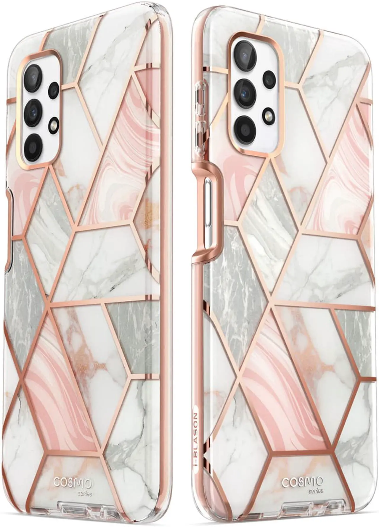 Alt view image 5 of 7 - i-Blason Cosmo Series Case for Samsung Galaxy A32 5G, Slim Full-Body Stylish Protective Case with Built-in Screen Protector (Marble)