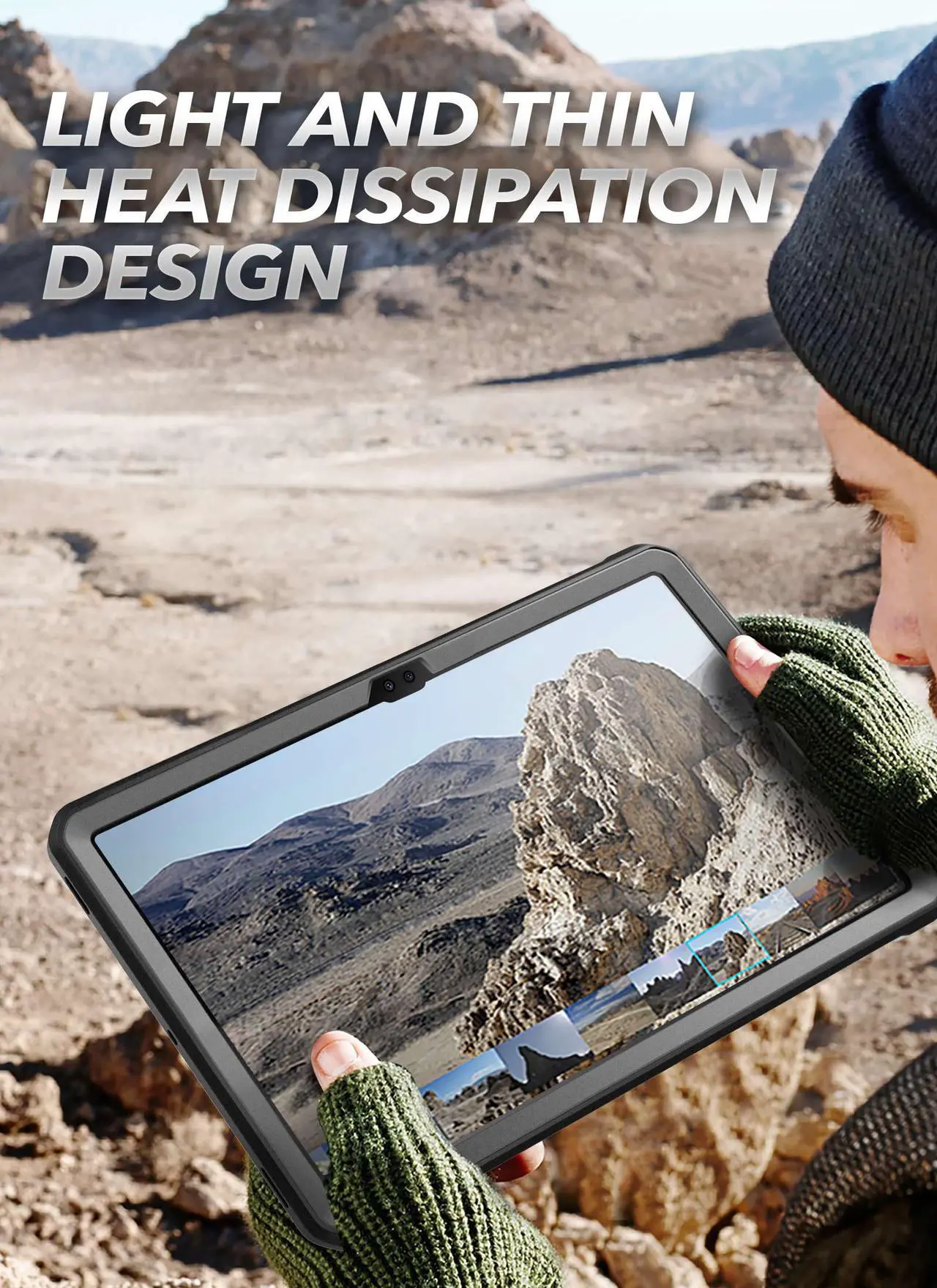 Alt view image 6 of 14 - SUPCASE Unicorn Beetle Pro Series Case for Samsung Galaxy Tab S8 Ultra (2022), with Built-in Screen Protector & S Pen Holder Full-Body Rugged Heavy Duty Case (Black)