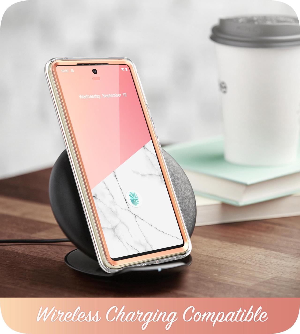 Alt view image 5 of 7 - i-Blason Cosmo Series for Google Pixel 7 Case (2022), Slim Full-Body Stylish Protective Case with Built-in Screen Protector (Marble)