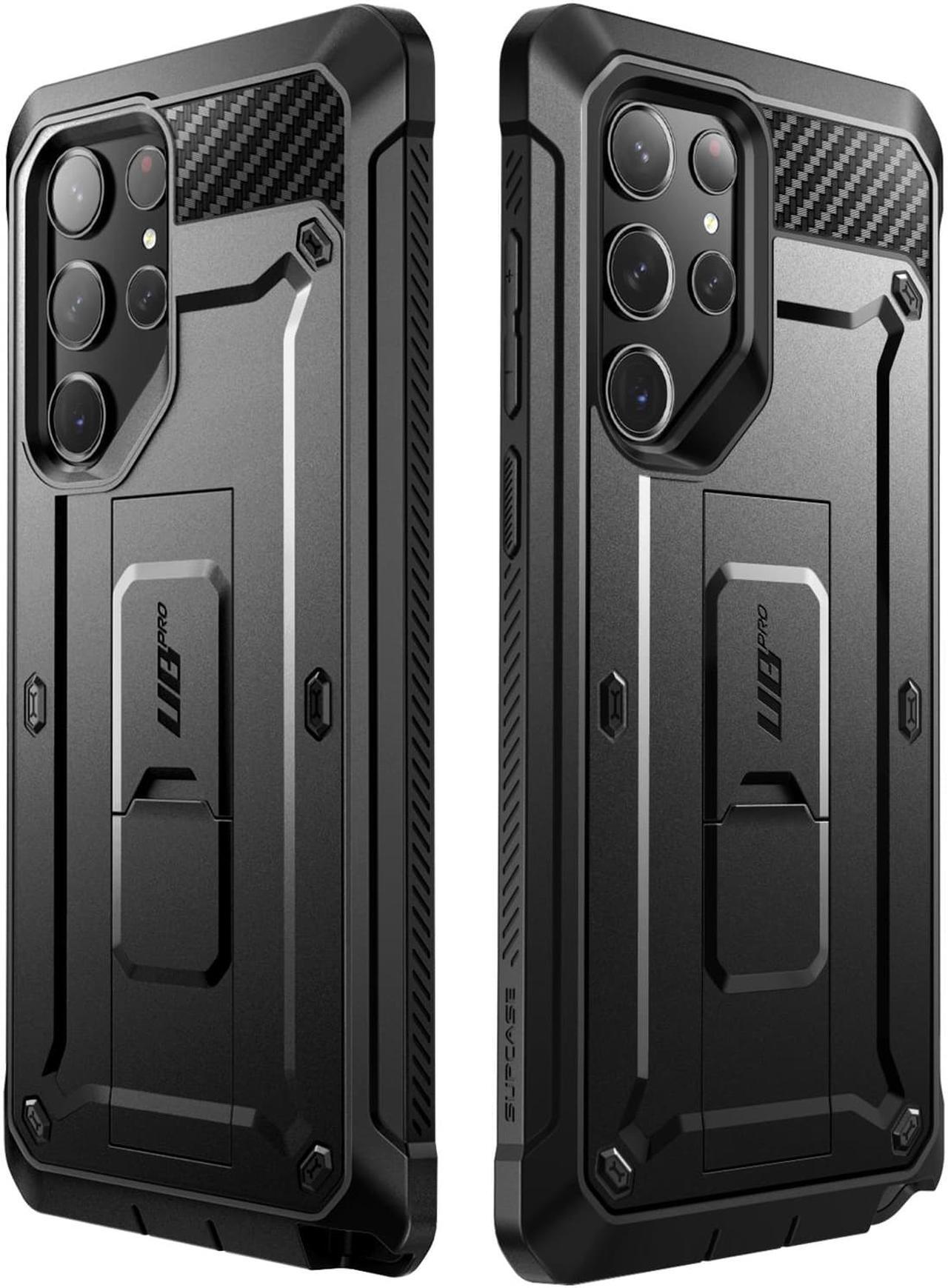 Alt view image 7 of 7 - SUPCASE Unicorn Beetle Pro Case for Samsung Galaxy S23 Ultra 5G (2023 Release), Full-Body Dual Layer Rugged Belt-Clip & Kickstand Case Without Built-in Screen Protector (Black)