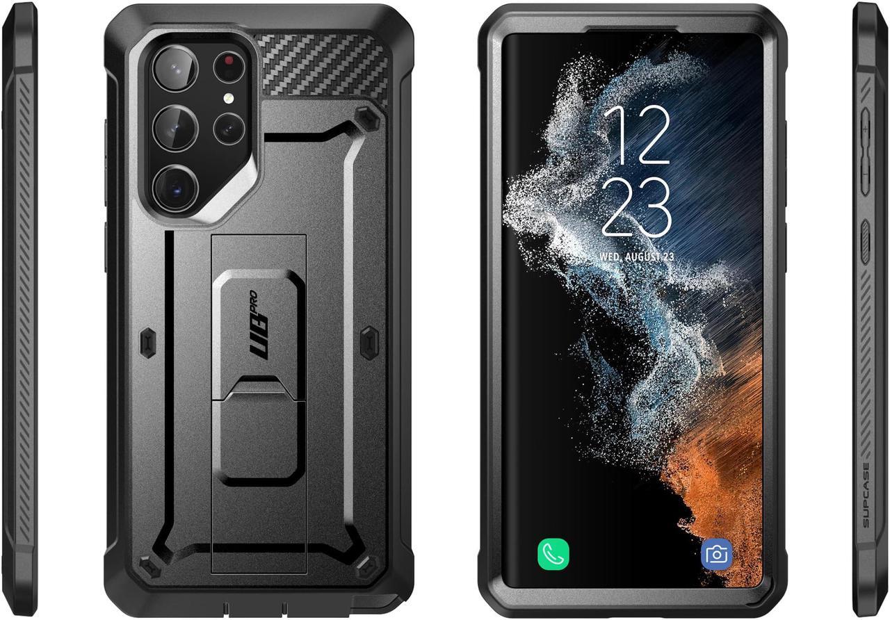 Alt view image 8 of 7 - SUPCASE Unicorn Beetle Pro Case for Samsung Galaxy S23 Ultra 5G (2023 Release), Full-Body Dual Layer Rugged Belt-Clip & Kickstand Case Without Built-in Screen Protector (Black)