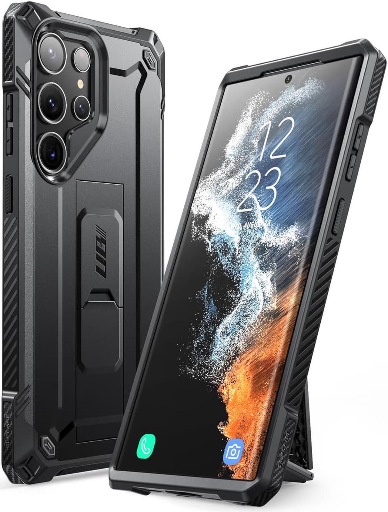 Main image of SUPCASE Unicorn Beetle Case for Samsung Galaxy S23 Ultra 5G (2023 Release),Full-Body Dual Layer Rugged Belt-Clip & Kickstand Case Without Built-in Screen Protector (Black)
