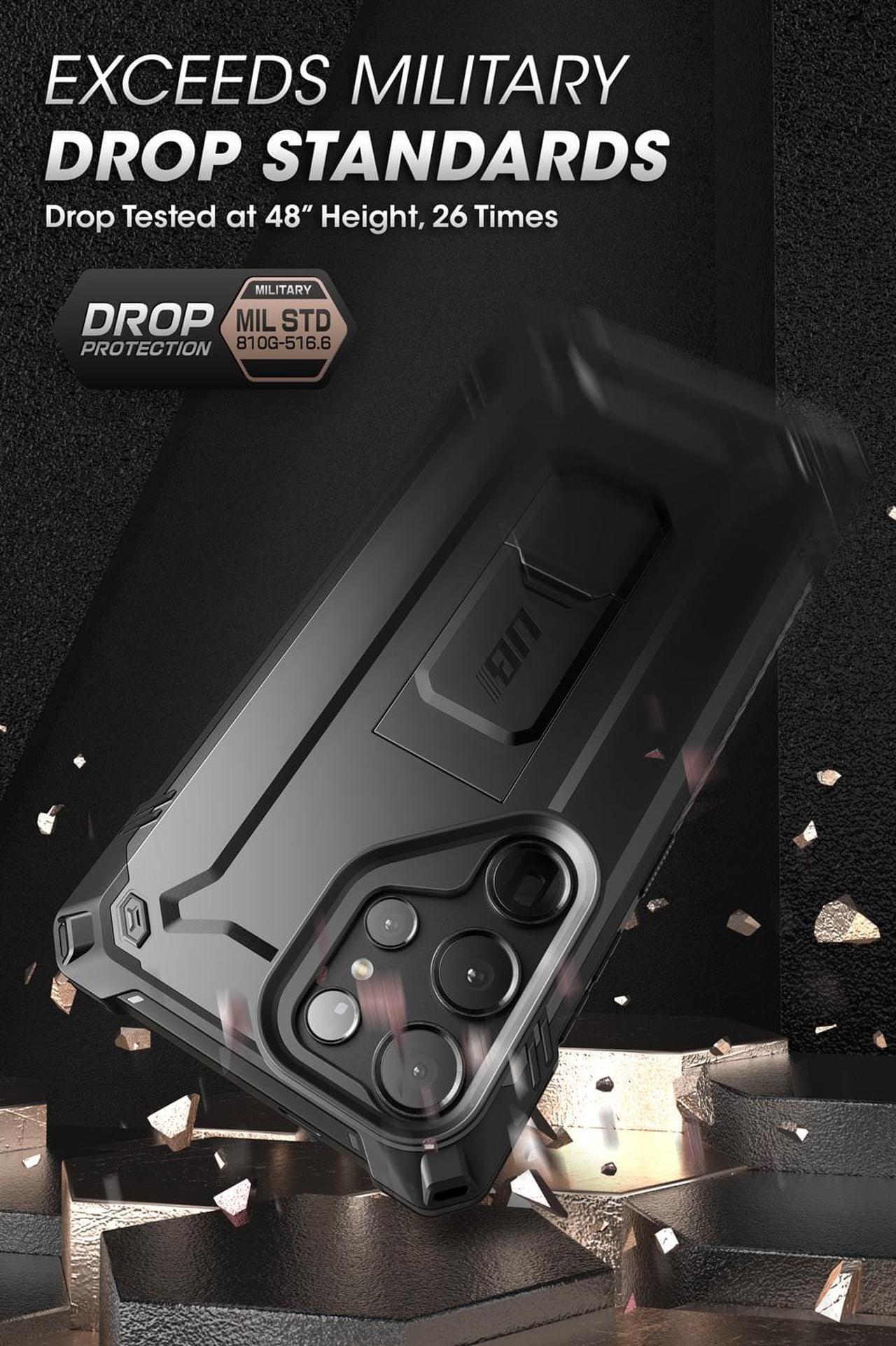 Alt view image 3 of 7 - SUPCASE Unicorn Beetle Case for Samsung Galaxy S23 Ultra 5G (2023 Release),Full-Body Dual Layer Rugged Belt-Clip & Kickstand Case Without Built-in Screen Protector (Black)