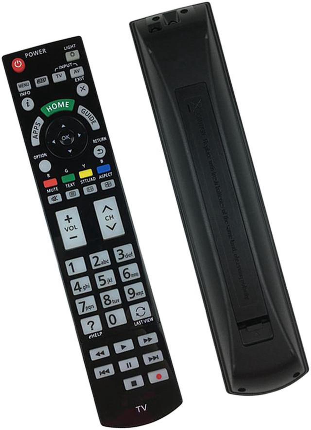 Replace Remote Control For Panasonic TV TX-P50ST60B TX-P50GT60B TX-P50GT60E TX-P50GT60Y TX-P50GTW60 TX-P42ST60Y TX-P42STW60