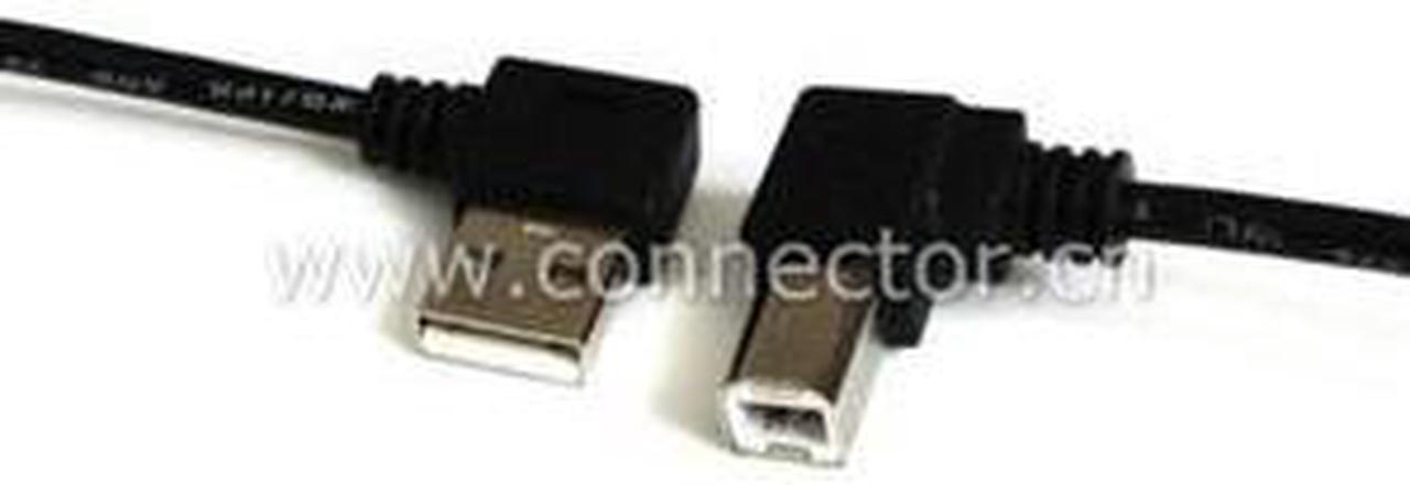 50cm Right Angled 90 Degree USB 2.0 A Male to B Male Printer Scanner Cable