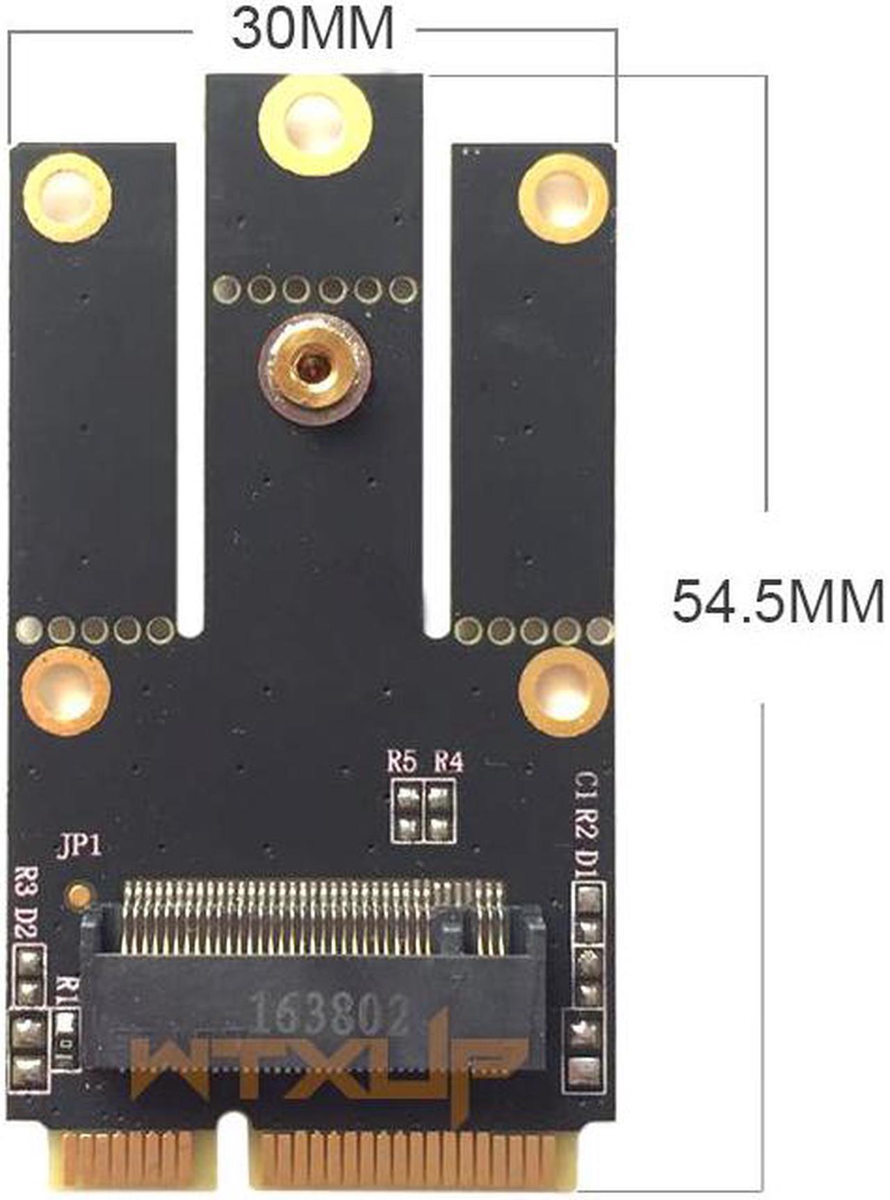 M.2 NGFF to Mini PCI-E Converter Adapter for M.2 Wifi Wlan Bluetooth Card for Intel AX200 9260 8265 8260 for Laptop Desktop