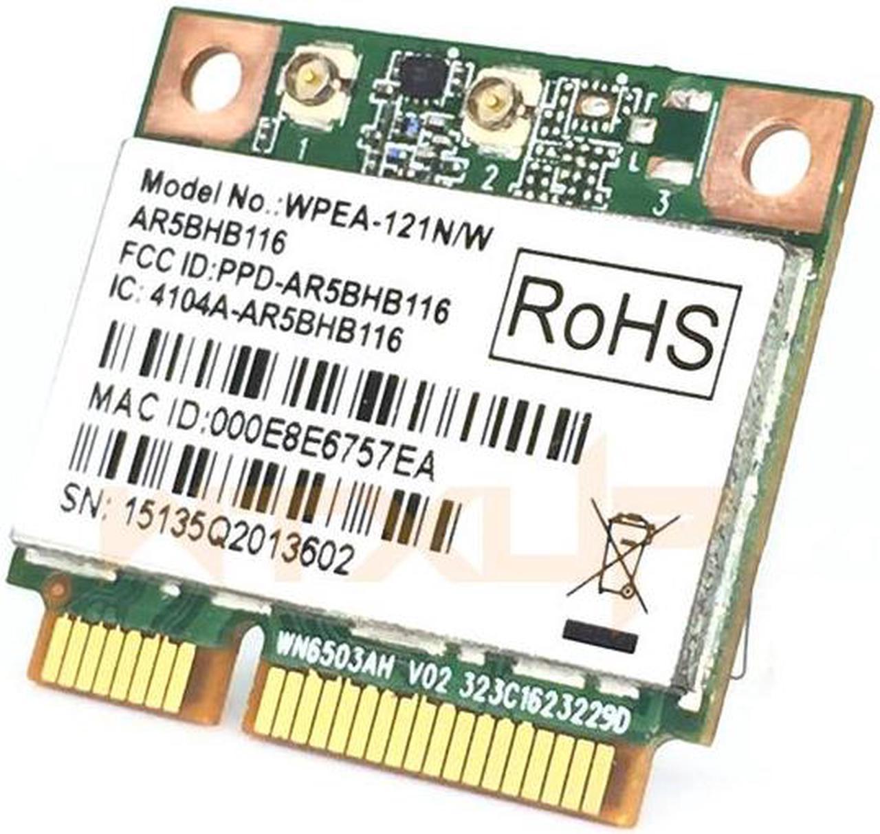 Atheros AR9382 AR5BHB116 2.4G/5 GHz WiFi Wireless Network Card Mini PCI-E 300Mbps For Win 7/8/8.1/10/Linux