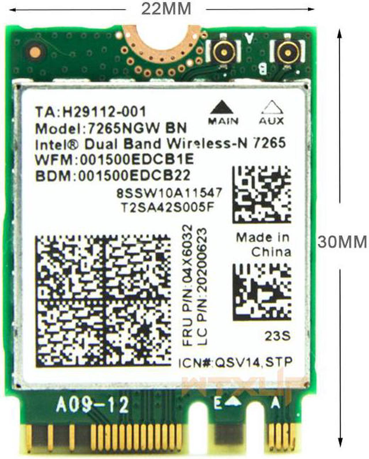 7265NGW 7265BN for intel Wireless-N 7265 NGFF wifi Network 2.4G 300mbps FRU:04X6032 For ThankPad L450 T450 T550 E450 E550 X250