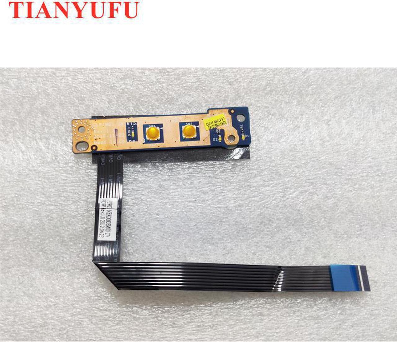 For Lenovo G470 G470AX G470A G475 G570 G575 G770 G780 G570L Power Button Board with Cable LS-6753P