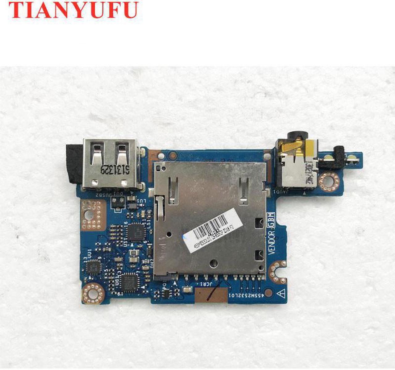 For HP Spectre XT Pro XT13 13-B000 13.3" Audio USB Port Card Reader Board w/Cable LS-855CP 455M2532L01