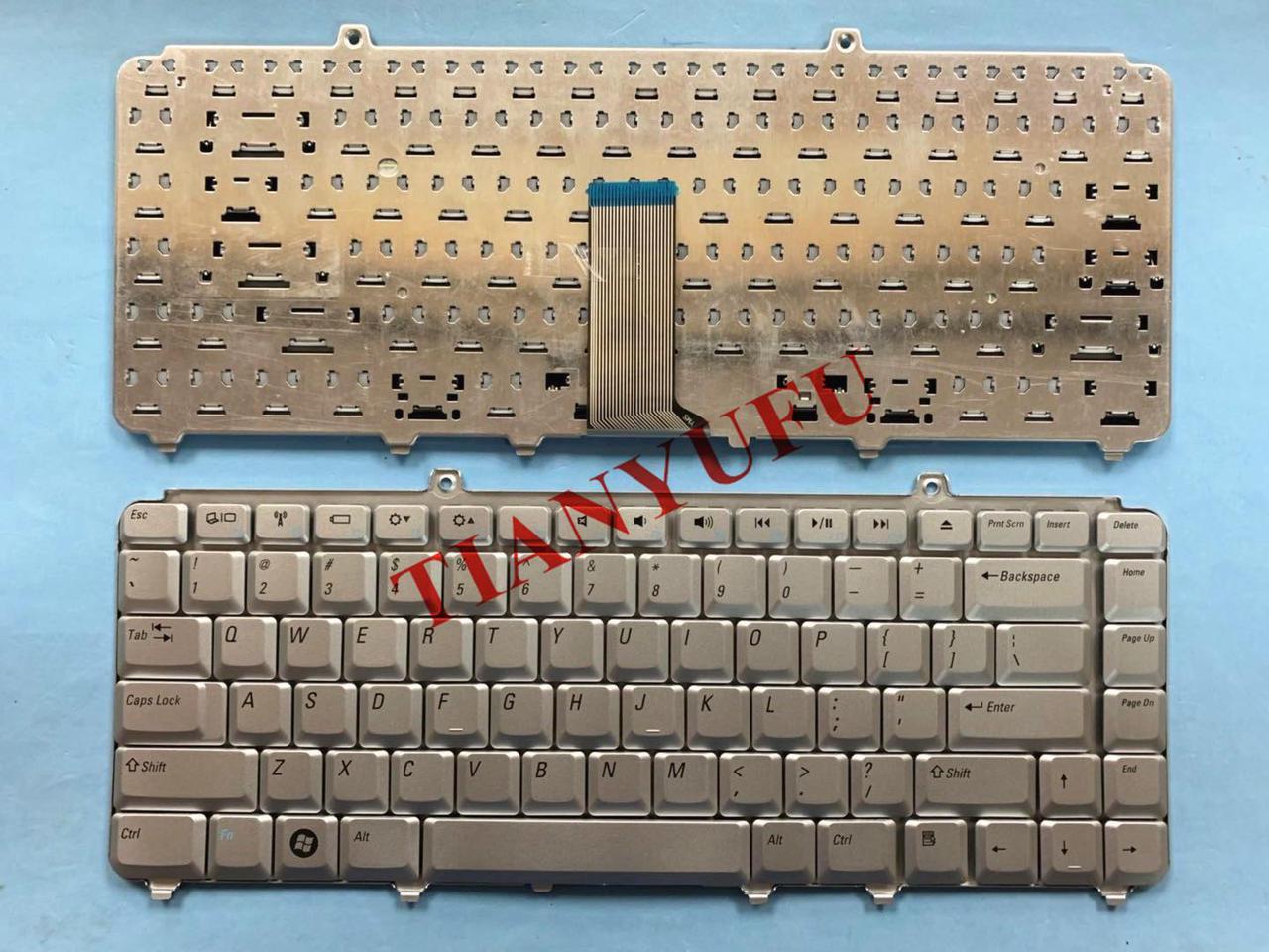 FOR DELL Inspiron 1420 1520 1525 1526 XPS M1330 M1530 Keyboard US LAYOUT SILVER Laptop Keyboard