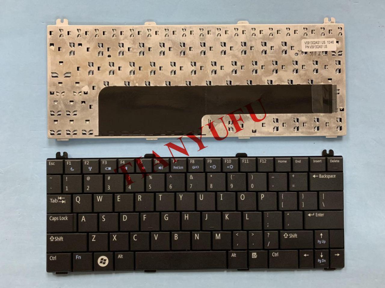 FOR DELL 1210 Mini 12 V091302AS1 BLACK Keyboard US  BLACK Laptop Keyboard