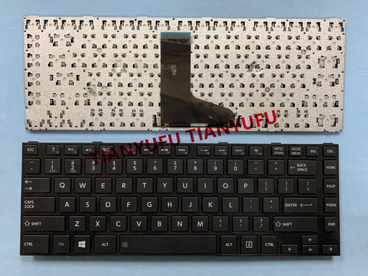 FOR Toshiba Satellite C45-A C45D-A KEYBOARD US WITH FRAME 2 LONG SCREWS BLACK Laptop Keybaord