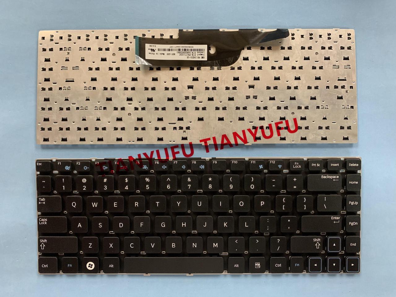 For Samsung NP305E4A NP305V4A NP300E4A NP300V4A  Keyboard  US Black Big Arrow Key Without Frame Laptop KEYBOARD