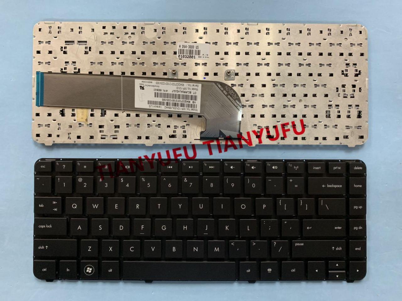 FOR HP Pavilion DV4-3000 DV4-4000 DV4-3100 DM4-3000 MP-10N3 US Without Frame Keyboard Laptop Keybaod